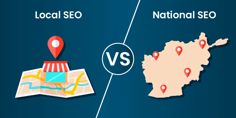 Local SEO vs National SEO in Pakistan