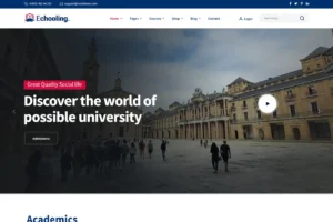 Echooling - Education WordPress Theme