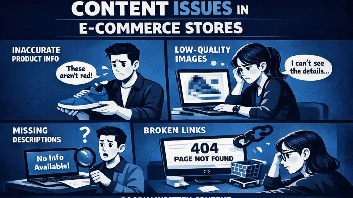 Content Issues in E-commerce Stores