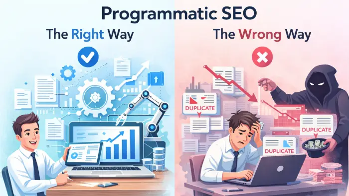 Programmatic SEO The Right Way vs The Wrong Way
